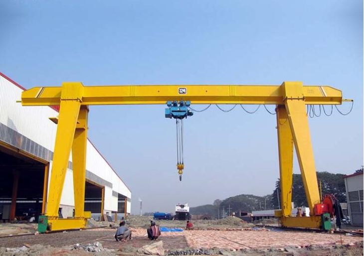 10 טון יחיד Girder Gantry מנוף לחצר