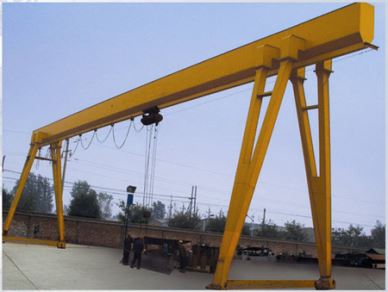 אור Duty חשמלי Hoist יחיד Girder Gantry Crane 10 Ton